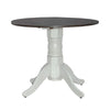 Liberty Furniture Brook Bay Drop Leaf Table in Textured White image