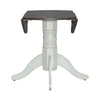 Liberty Furniture Brook Bay Drop Leaf Table in Textured White