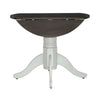 Liberty Furniture Brook Bay Drop Leaf Table in Textured White