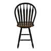 Carolina Crossing Windsor Swivel Counter Chair - Black