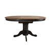 Carolina Crossing 5 Piece Pedestal Table Set- Black