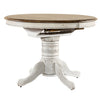 Carolina Crossing Pedestal Table Set- White image