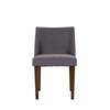 Liberty Furniture Space Saver Nido Chair (Grey) in Satin Walnut (Set of 2) image