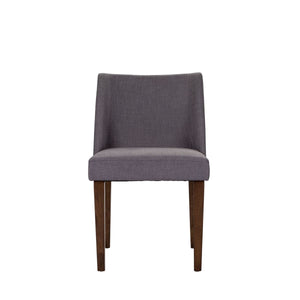 Liberty Furniture Space Saver Nido Chair (Grey) in Satin Walnut (Set of 2) image