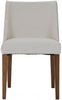 Liberty Furniture Space Saver Nido Chair (Light Tan) in Satin Walnut (Set of 2)