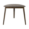 Space Saver Triangle Table in Satin Walnut