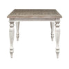 Whitney Rectangular Leg Table in Weathered Gray image