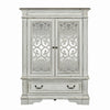 Abbey Park Mirrored Door Chest in Antique White image