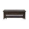 Paradise Valley Rectangular Cocktail Table in Saddle Brown image