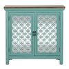 Kensington 2 Door Accent Cabinet in Turquoise