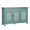 Kensington 3 Door Accent Cabinet in Turquoise