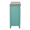 Kensington 4 Door Accent Cabinet in Turquoise