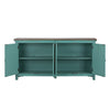 Kensington 4 Door Accent Cabinet in Turquoise