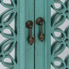 Kensington 4 Door Accent Cabinet in Turquoise