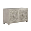 Sundance 2 Door Accent Cabinet in Antique Linen