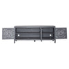 Liberty Furniture Marisol 65 Inch 3 Door Accent TV Stand in Weathered Honey and Soft Wash Gray