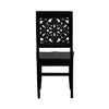 Trellis Lane Accent Chair in Black EST SHIP TIME APPX 4 WEEKS