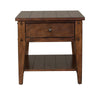 Liberty Furniture Lake House End Table in Rustic Brown Oak image