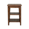 Liberty Furniture Lake House Tiered Table in Rustic Brown Oak image