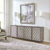 Liberty Furniture Prism 82 Inch Accent TV Console in Weathered Bark/Weathered Gray