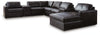 Modmax II Sectional with Chaise and Storage Consoles