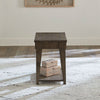 Liberty Furniture Arrowcreek Chair Side Table in Weathered Stone
