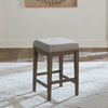 Arrowcreek Upholstered Console Stool in Weathered Stone image