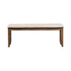 Santa Rosa II Upholstered Bench in Antique Honey
