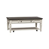 Allyson Park Rectangular Cocktail Table in Wirebrushed White image