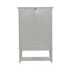 River Place Bar Cabinet in Riverstone White & Tobacco EST SHIP TIME APPX 4 WEEKS