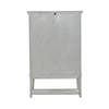 Liberty Furniture River Place Bar Cabinet in Riverstone White & Tobacco EST SHIP TIME APPX 4 WEEKS