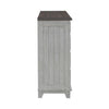 River Place 9 Drawer Dresser in Riverstone White and Tobacco
