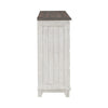 River Place 9 Drawer Dresser in Riverstone White and Tobacco image