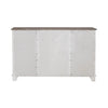 River Place 9 Drawer Dresser in Riverstone White and Tobacco image