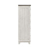 River Place 6 Drawer Chest in Riverstone White and Tobacco image