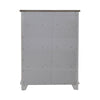 River Place 6 Drawer Chest in Riverstone White and Tobacco