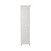 River Place Armoire in Riverstone White and Tobacco image