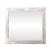 River Place Mirror in Riverstone White and Tobacco image