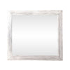 River Place Mirror in Riverstone White and Tobacco