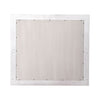 River Place Mirror in Riverstone White and Tobacco image