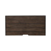 River Place Bedside Chest with Charging Station in Riverstone White and Tobacco
