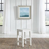 Liberty Furniture River Place Console Stool in Riverstone White & Tobacco