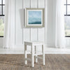 River Place Console Stool in Riverstone White & Tobacco image