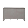 River Place Accent Server in Riverstone White & Tobacco