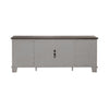 River Place Entertainment Console in Riverstone White/Tobacco