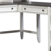 Allyson Park Right Turn Writing Desk in Wirebrushed White image