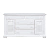 Summer House 5 Drawer Dresser in Oyster White image