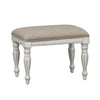 Magnolia Manor Accent Bench in Antique White image