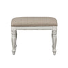 Magnolia Manor Accent Bench in Antique White image