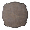 Liberty Furniture Magnolia Manor Round Accent Table in Antique White Base w/ Weathered Bark Tops